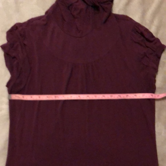 Burgundy/Wine INC Turtleneck, Size XL - Picture 7 of 10